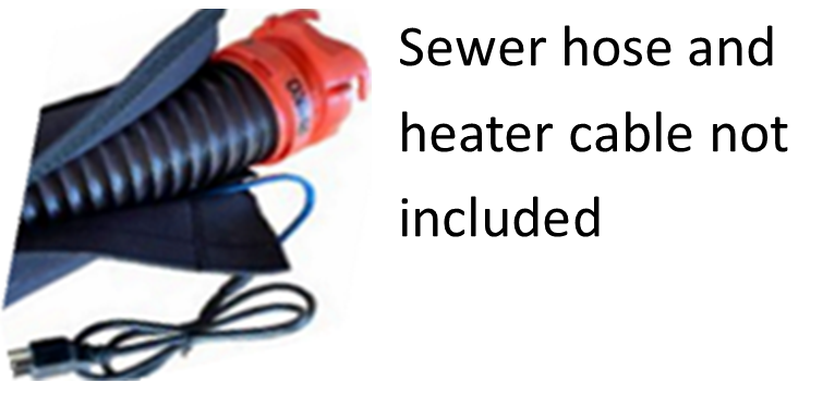 SmartWrap Neoprene Sewer Hose/Heat Cable Covering Material. Sold by the foot. Does not include hose and cable.