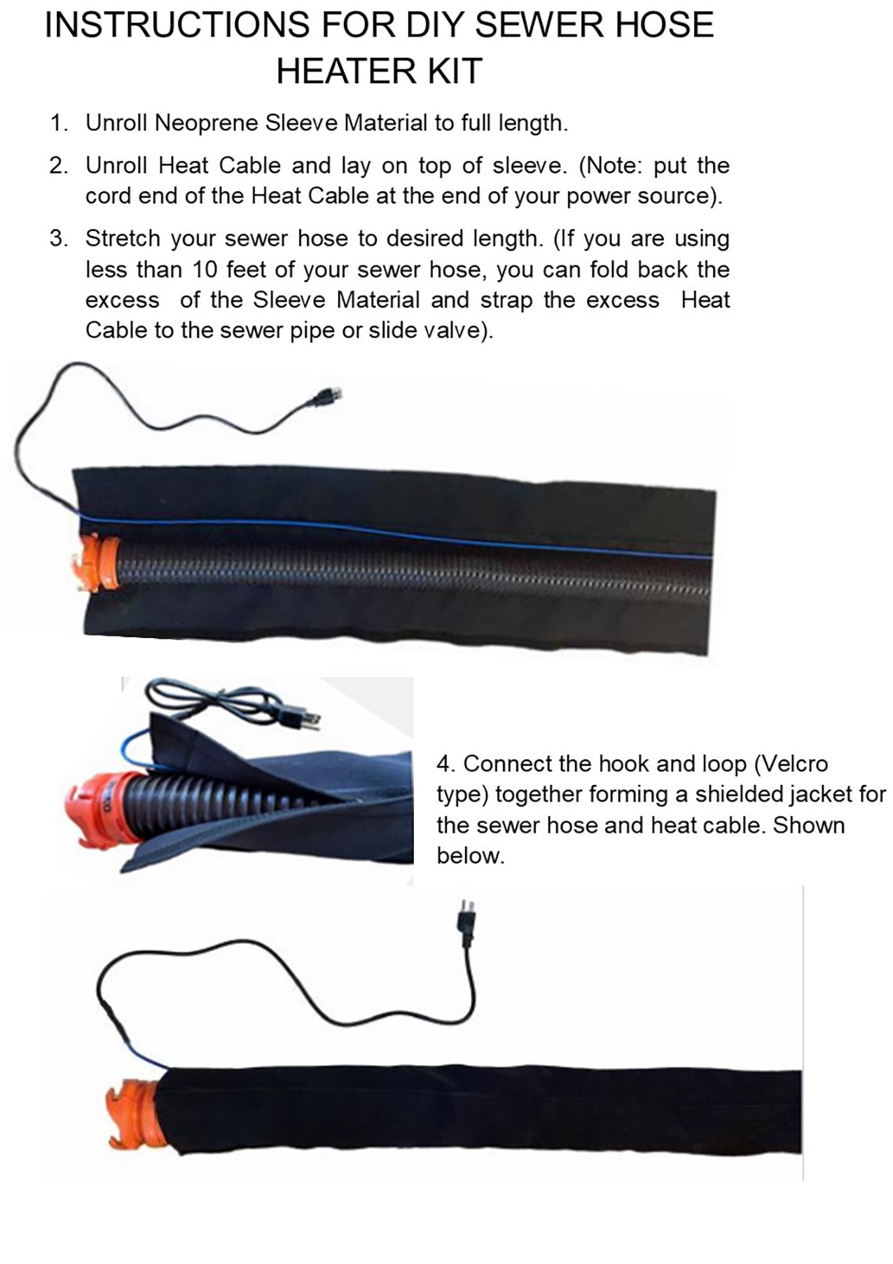 DIY RV Sewer Hose Heater Kit